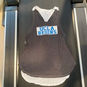 UNIVERSITY UCLA Bruins Twist Back Tank Size L